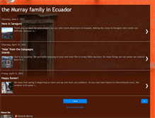 Tablet Screenshot of murraysecuador.blogspot.com