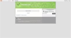 Desktop Screenshot of blablablapointcom.blogspot.com