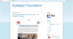 Desktop Screenshot of epilepsyfoundationindia.blogspot.com