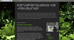 Desktop Screenshot of karvapainajaisiavaipaivaunia.blogspot.com