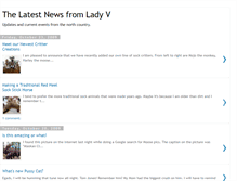 Tablet Screenshot of ladyvnewz.blogspot.com
