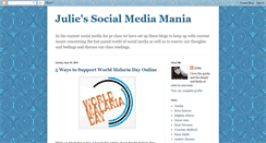 Desktop Screenshot of julies-socialmediaprblog.blogspot.com