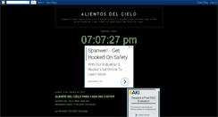 Desktop Screenshot of alientosdelcielo.blogspot.com