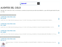 Tablet Screenshot of alientosdelcielo.blogspot.com