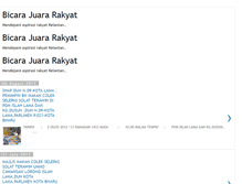 Tablet Screenshot of bicarajuararakyat.blogspot.com