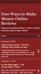 Mobile Screenshot of freewaystomakemoneyonlinereviews.blogspot.com