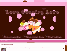 Tablet Screenshot of lovecountrylove.blogspot.com