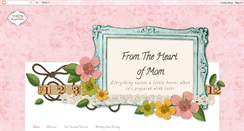 Desktop Screenshot of fromtheheartofmom.blogspot.com