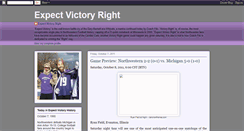 Desktop Screenshot of expectvictoryright.blogspot.com