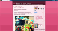 Desktop Screenshot of dustingthelibraryshelves.blogspot.com