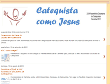 Tablet Screenshot of catequistacomojesus.blogspot.com