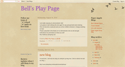 Desktop Screenshot of bellsplaypage.blogspot.com