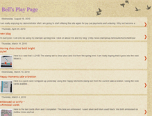 Tablet Screenshot of bellsplaypage.blogspot.com