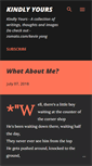 Mobile Screenshot of kindlyyours.blogspot.com