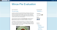 Desktop Screenshot of mincepieevaluation.blogspot.com