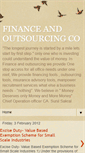 Mobile Screenshot of financeandoutsourcing.blogspot.com