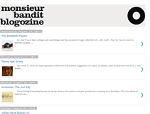 Tablet Screenshot of monsieurbandit.blogspot.com