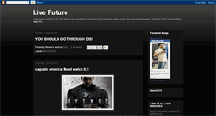 Desktop Screenshot of lookandlivefuture.blogspot.com