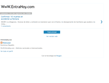 Tablet Screenshot of entrahoynoticias.blogspot.com