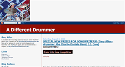 Desktop Screenshot of gary-adifferentdrummer.blogspot.com