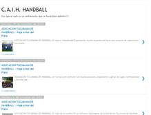 Tablet Screenshot of caihhandball.blogspot.com
