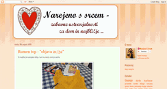 Desktop Screenshot of narejeno-s-srcem.blogspot.com