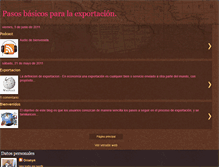 Tablet Screenshot of basicoexportacion.blogspot.com