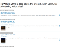 Tablet Screenshot of nowhere2008.blogspot.com