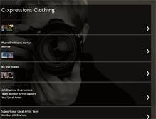 Tablet Screenshot of c-xpressionsclothing.blogspot.com