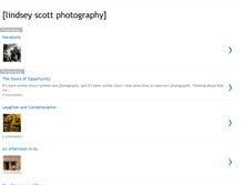 Tablet Screenshot of lindseyscottphotography.blogspot.com