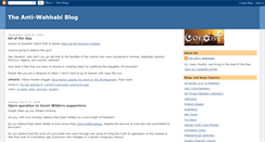 Desktop Screenshot of antiwahhabi.blogspot.com