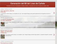 Tablet Screenshot of generaciondel68.blogspot.com