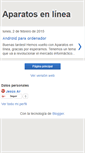 Mobile Screenshot of aparatosenlinea.blogspot.com