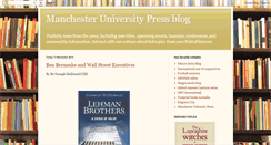 Desktop Screenshot of manchesteruniversitypressblog.blogspot.com