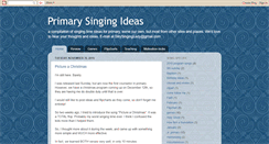 Desktop Screenshot of primarysingingtimeideas.blogspot.com