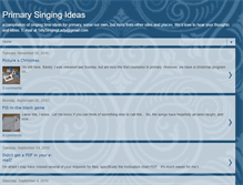 Tablet Screenshot of primarysingingtimeideas.blogspot.com