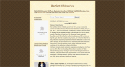 Desktop Screenshot of bartlettobit.blogspot.com
