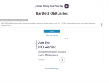 Tablet Screenshot of bartlettobit.blogspot.com