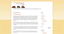 Desktop Screenshot of garagesaleshopper.blogspot.com