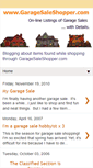 Mobile Screenshot of garagesaleshopper.blogspot.com