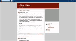 Desktop Screenshot of elblogdelgato.blogspot.com