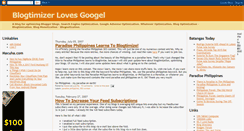 Desktop Screenshot of blogtimizer.blogspot.com
