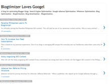 Tablet Screenshot of blogtimizer.blogspot.com