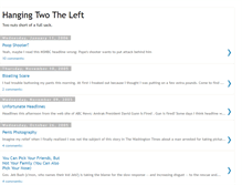 Tablet Screenshot of hanging2theleft.blogspot.com
