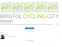 Tablet Screenshot of bristolcyclingcity.blogspot.com