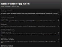 Tablet Screenshot of estebanfutbol.blogspot.com