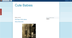 Desktop Screenshot of cute-cutebabies.blogspot.com