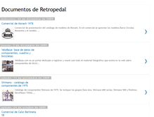 Tablet Screenshot of documentosretropedal.blogspot.com