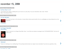 Tablet Screenshot of november152008wedding.blogspot.com