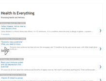 Tablet Screenshot of health-is-everything.blogspot.com